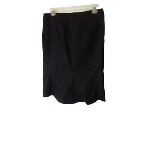 BCBG Maxazria Skirt Womens 4 Black 96% Wool 4% Spandex Pencil Skirt